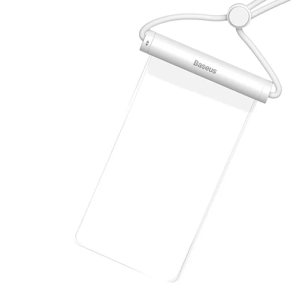 Universele Waterdichte Hoes, Baseus, AquaGlide Cylindrical, Wit P60263701213-00