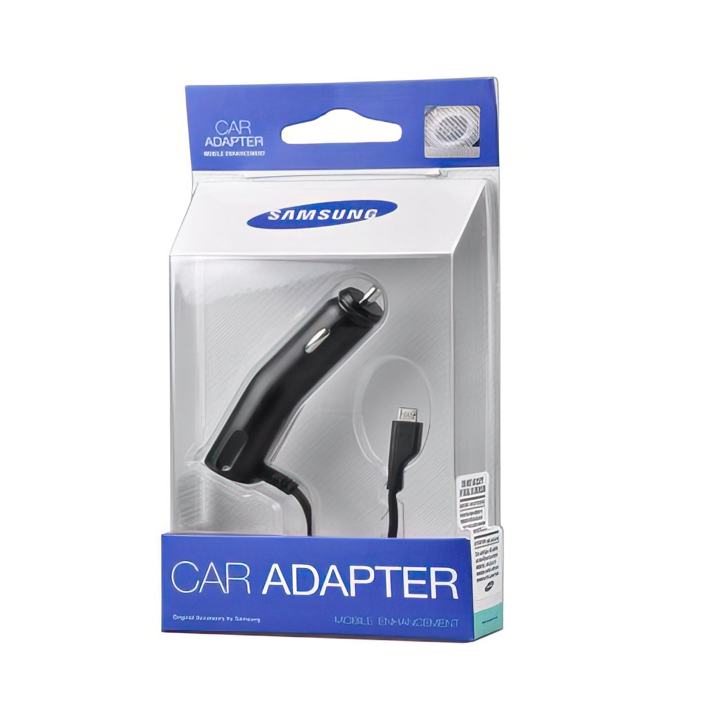 Samsung microUSB bedrade autolader, 3,5W, 0,7A, zwart, gereviseerd ACADU10CBECSTD