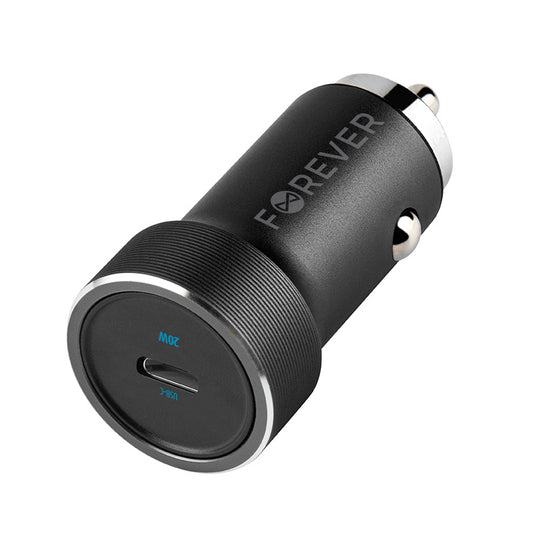 Auto Oplader Forever CC-06, 20W, 3A, 1 x USB-C, Zwart