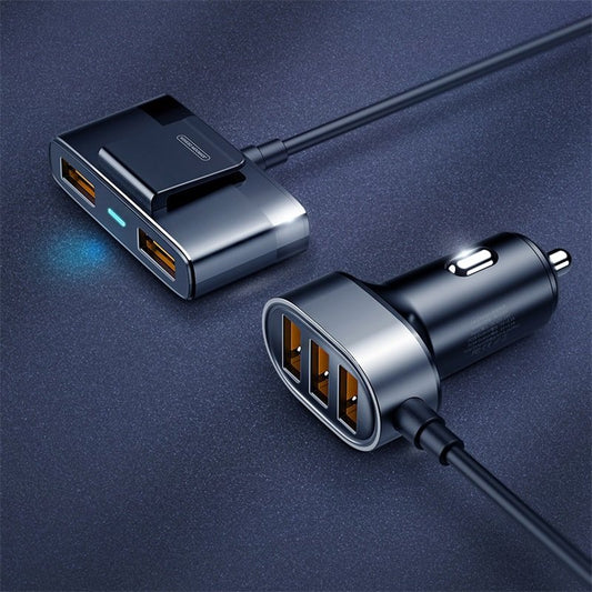 Joyroom Autolader JR-CL03, 21W, 2.1A, 5 x USB-A, Zwart