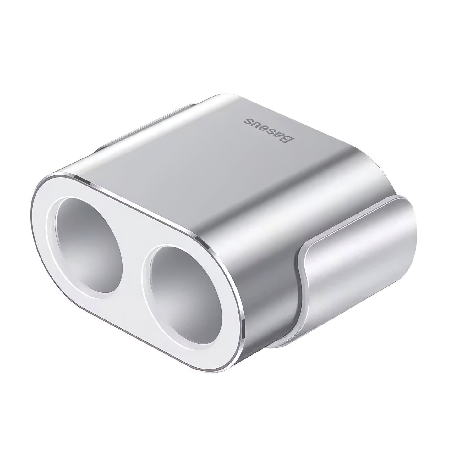 Baseus Hoog Rendement Autolader, 95W, 2.1A, 2 x Sigarettenaansteker Verlenging - 2 x USB-A, Zilver CRDYQ-0S