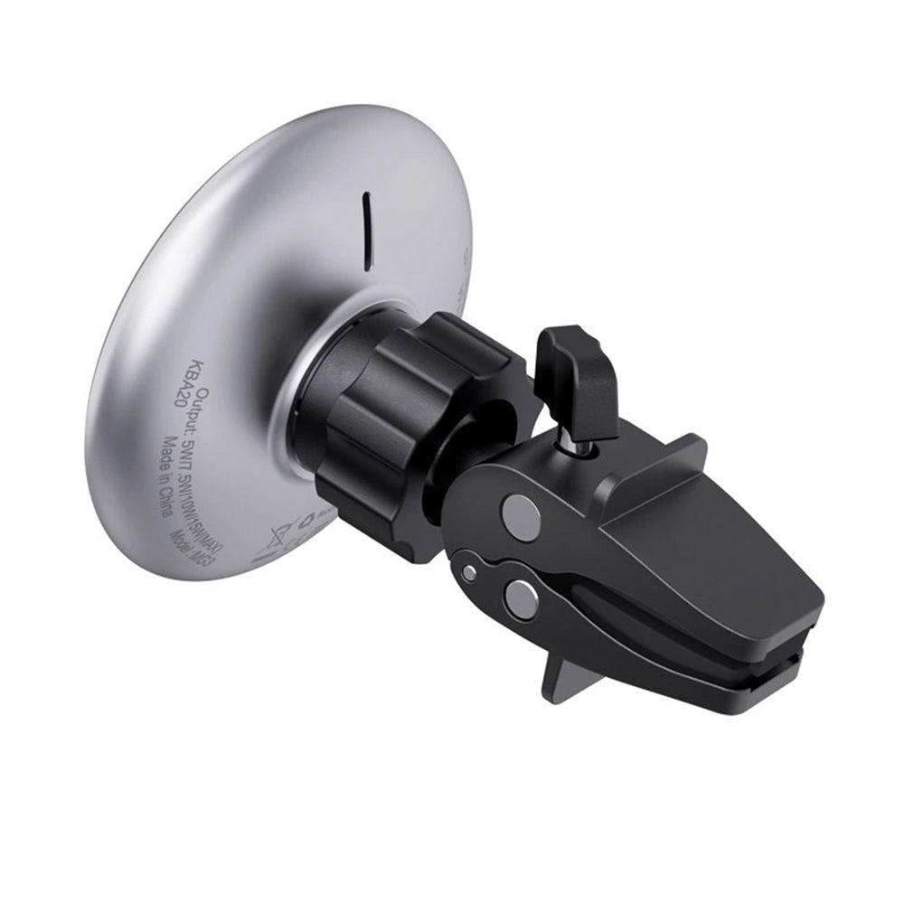 Draadloze Auto Oplader Acefast D3, 15W, 1.67A, Zilver
