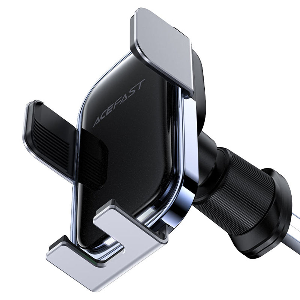 Draadloze Auto Oplader Acefast D39 met Zonnepaneel, 15W, 1.67A, Zwart