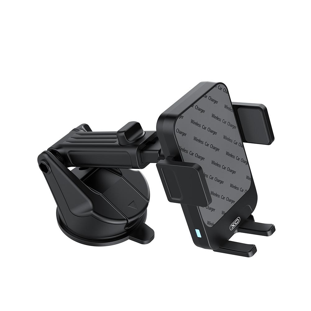 Draadloze Auto Oplader XO Design WX043, 15W, 1.67A, Zwart