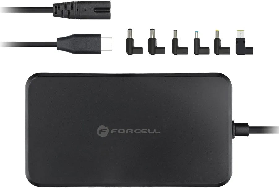 Forcell F-Energy E856 oplader, 65W, universeel, zwart