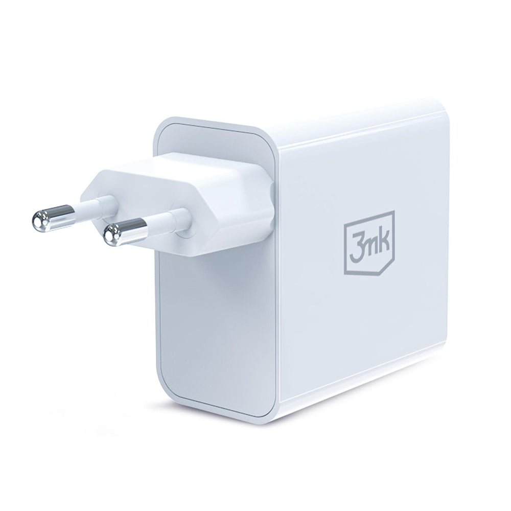 Netlader 3MK FlowPower, 45W, 1 x USB-A - 1 x USB-C, Wit