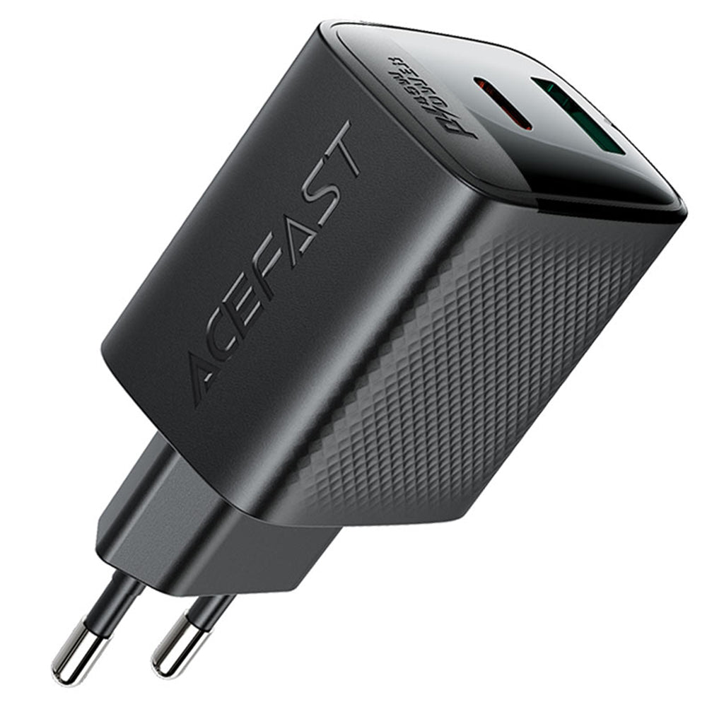 Netwerkoplader Acefast A106, 45W, 3A, 1 x USB-A - 1 x USB-C, Zwart