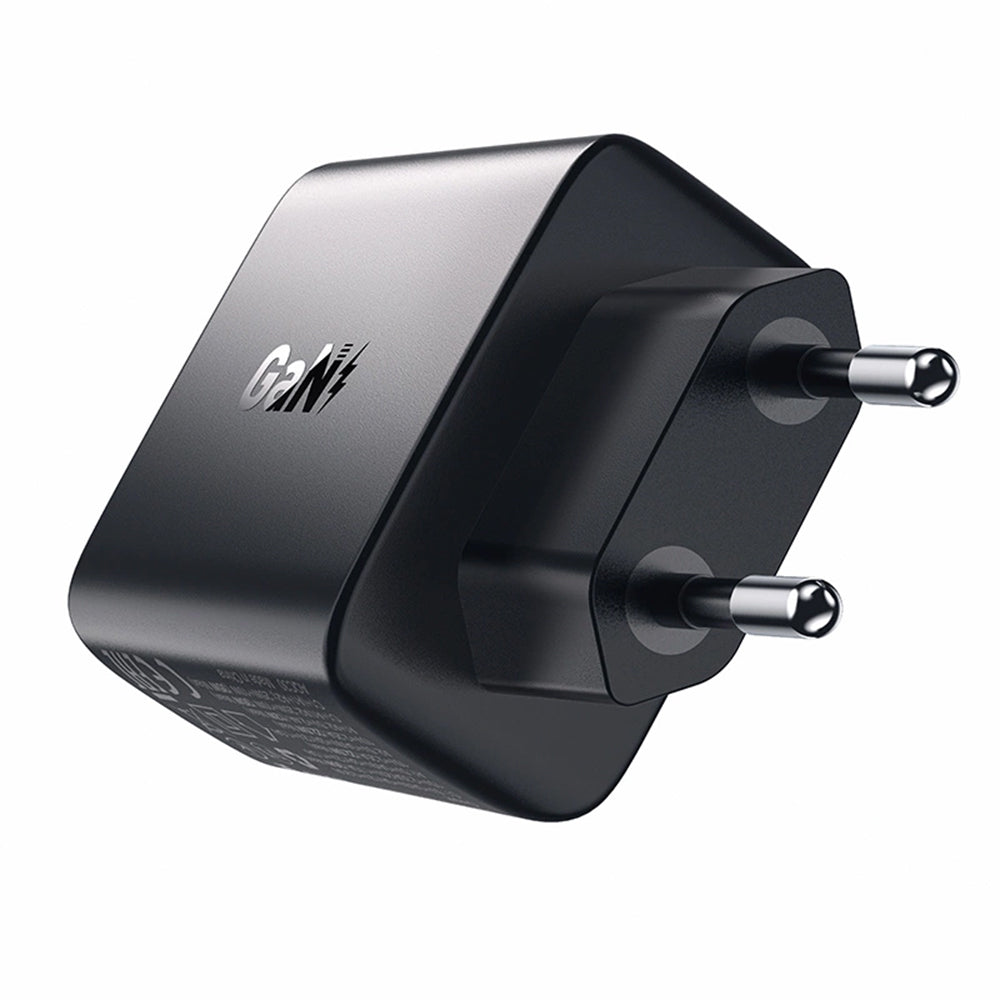 Acefast A57 Netwerkoplader, 35W, 3A, 2 x USB-A - 1 x USB-C, Zwart