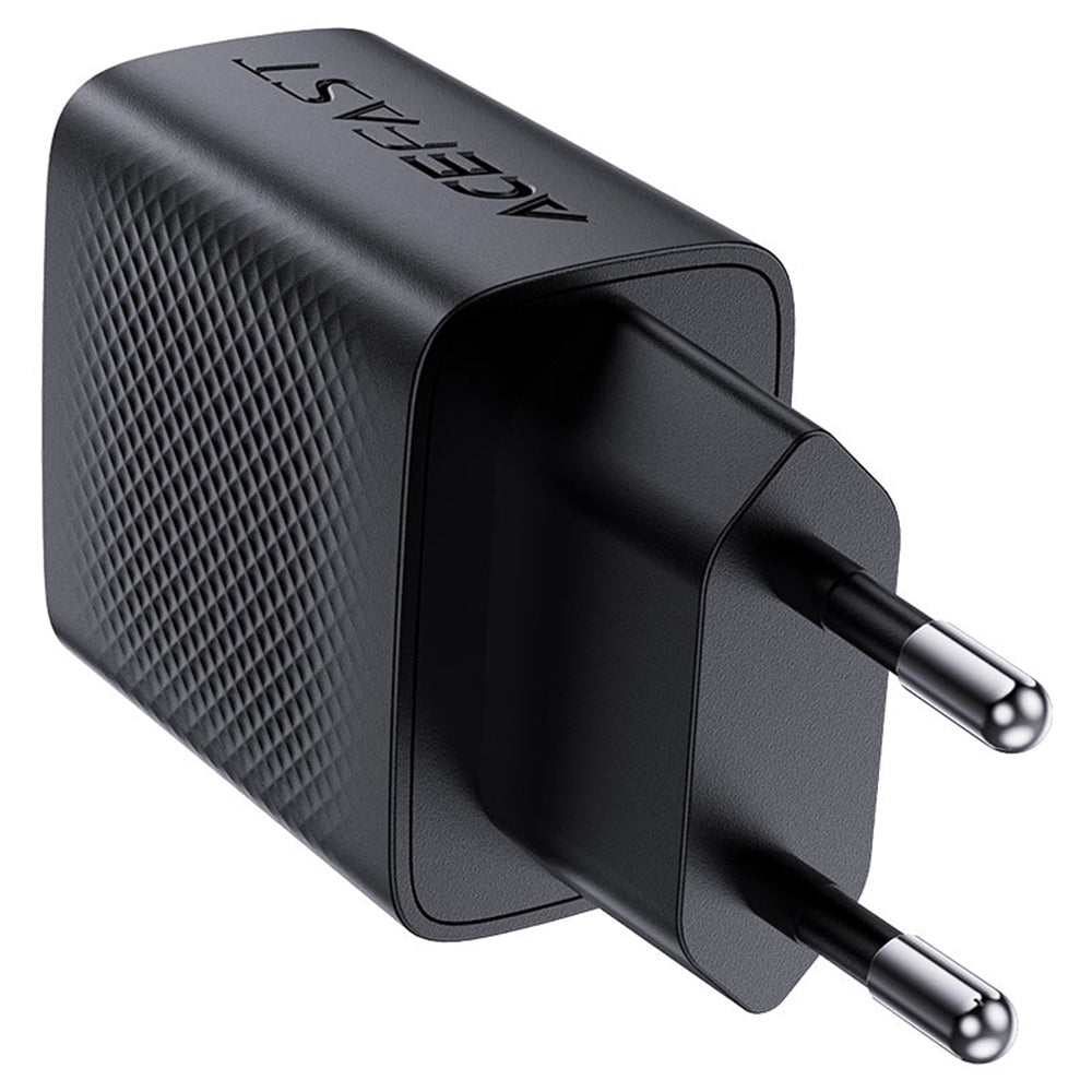 Acefast A78 Netwerkoplader, 20W, 3A, 1 x USB-A - 1 x USB-C, Zwart