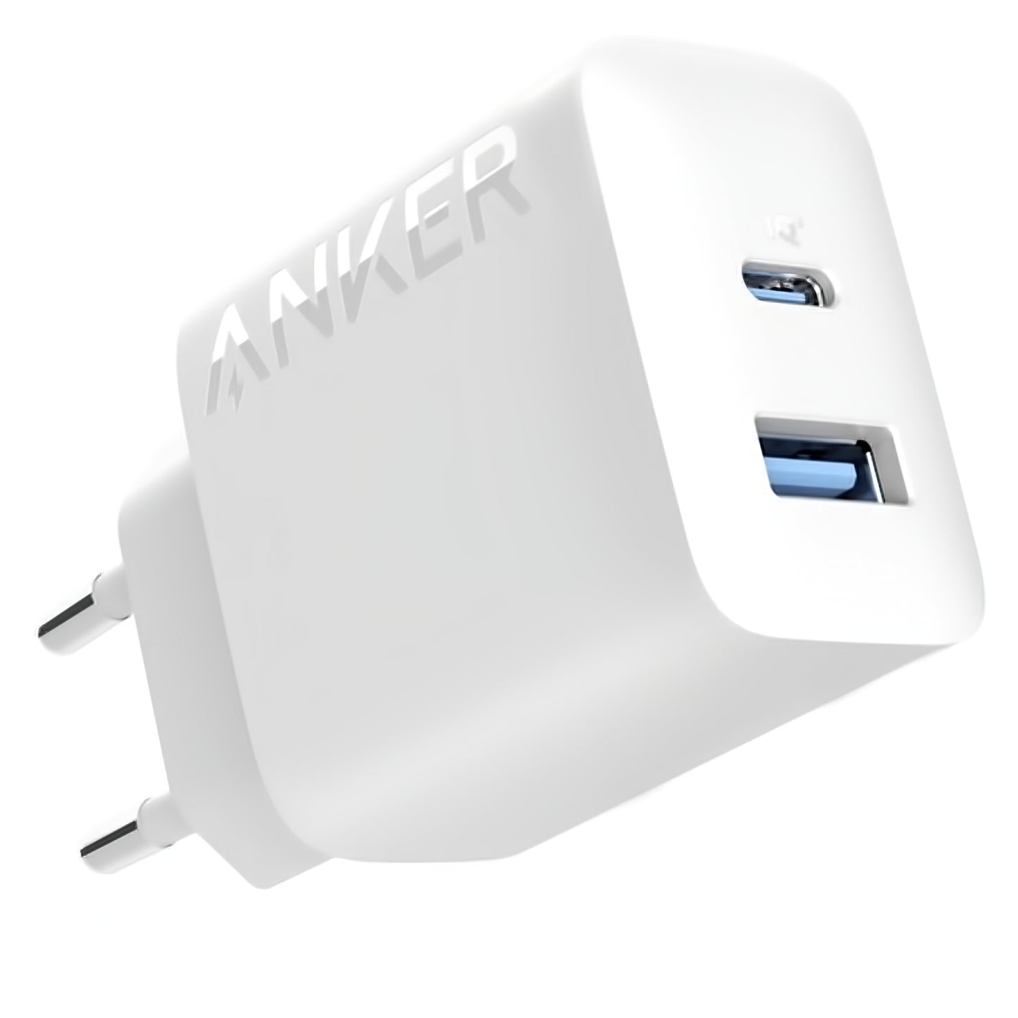 Anker 312 Netwerkoplader, 20W, 3A, 1 x USB-A - 1 x USB-C, Wit A2348G21