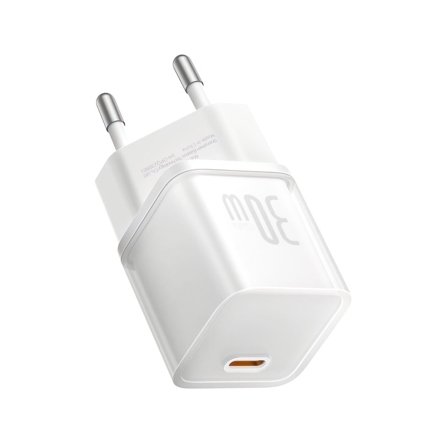 Baseus GaN5S Netwerkoplader, 30W, 3A, 1 x USB-C, Wit P10162504213-00