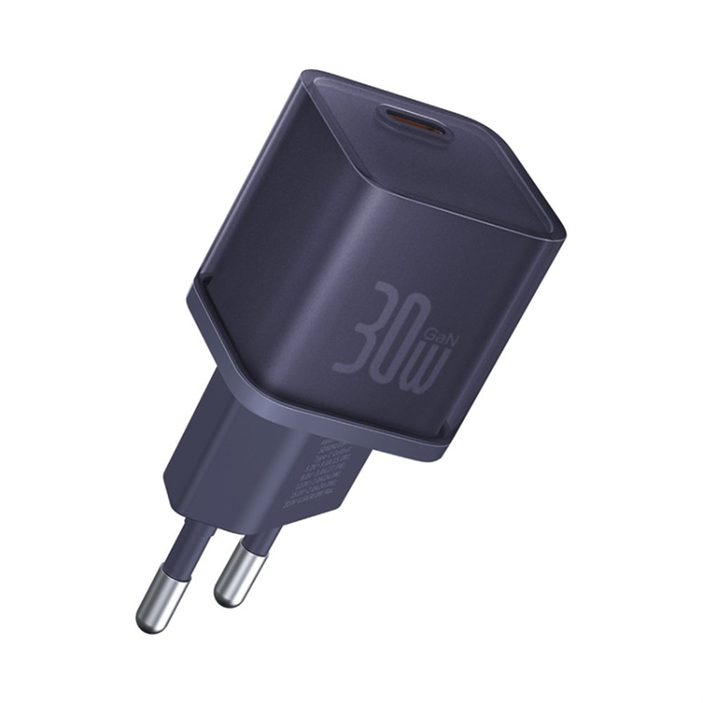 Baseus GaN5S Netwerkoplader, 30W, 3A, 1 x USB-C, Paars P10162504523-00