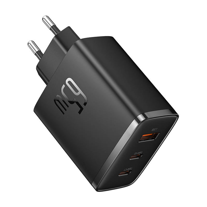 Baseus Cube Pro Netwerkoplader, 65W, 3.25A, 1 x USB-A - 2 x USB-C, Zwart P10152301113-00