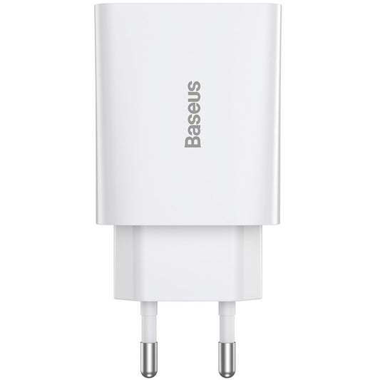Netwerkoplader Baseus Speed Mini, 20W, 3A, 1 x USB-C, Wit CCFS-SN02