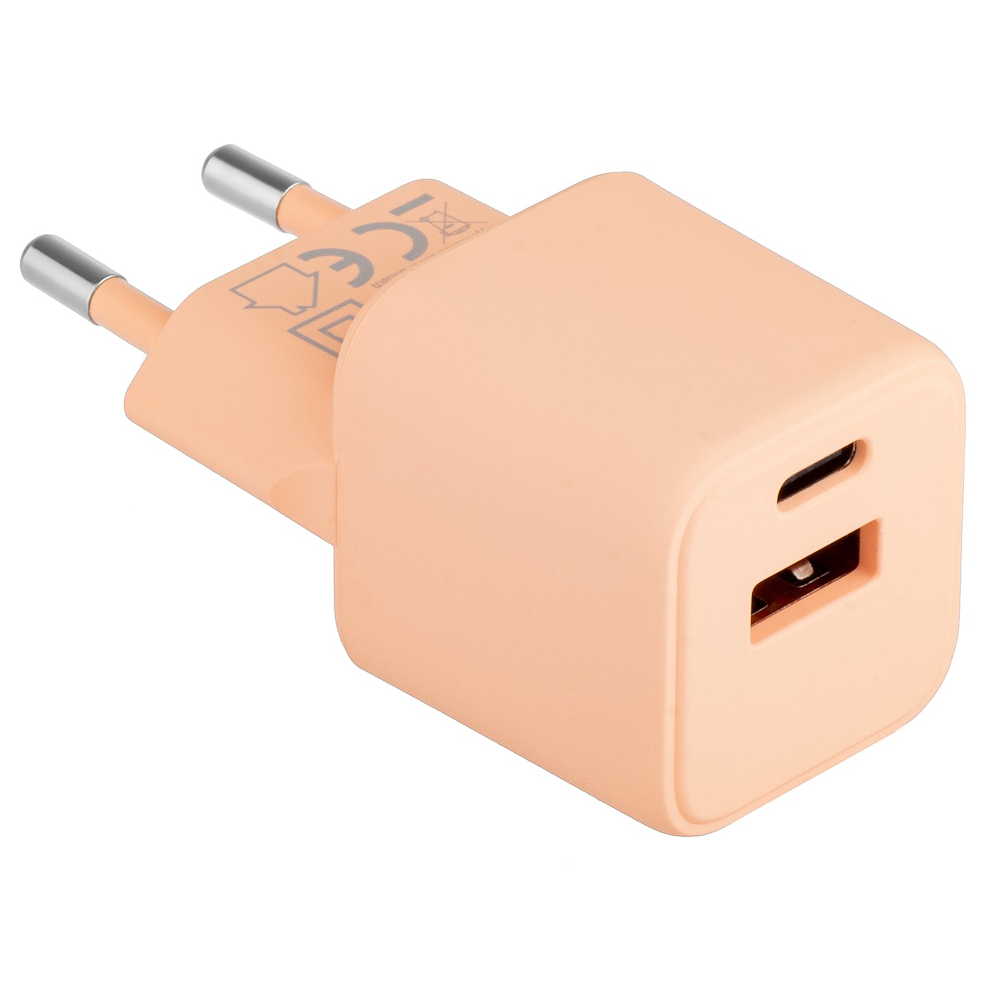 Netwerkoplader Colourum CLS30-AC-14, 30W, 3A, 1 x USB-A - 1 x USB-C, Oranje