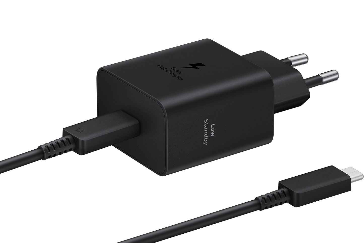 Samsung Netwerkadapter met USB-C Kabel, 45W, 4.05A, 1 x USB-C, Zwart EP-T4511XBEGEU