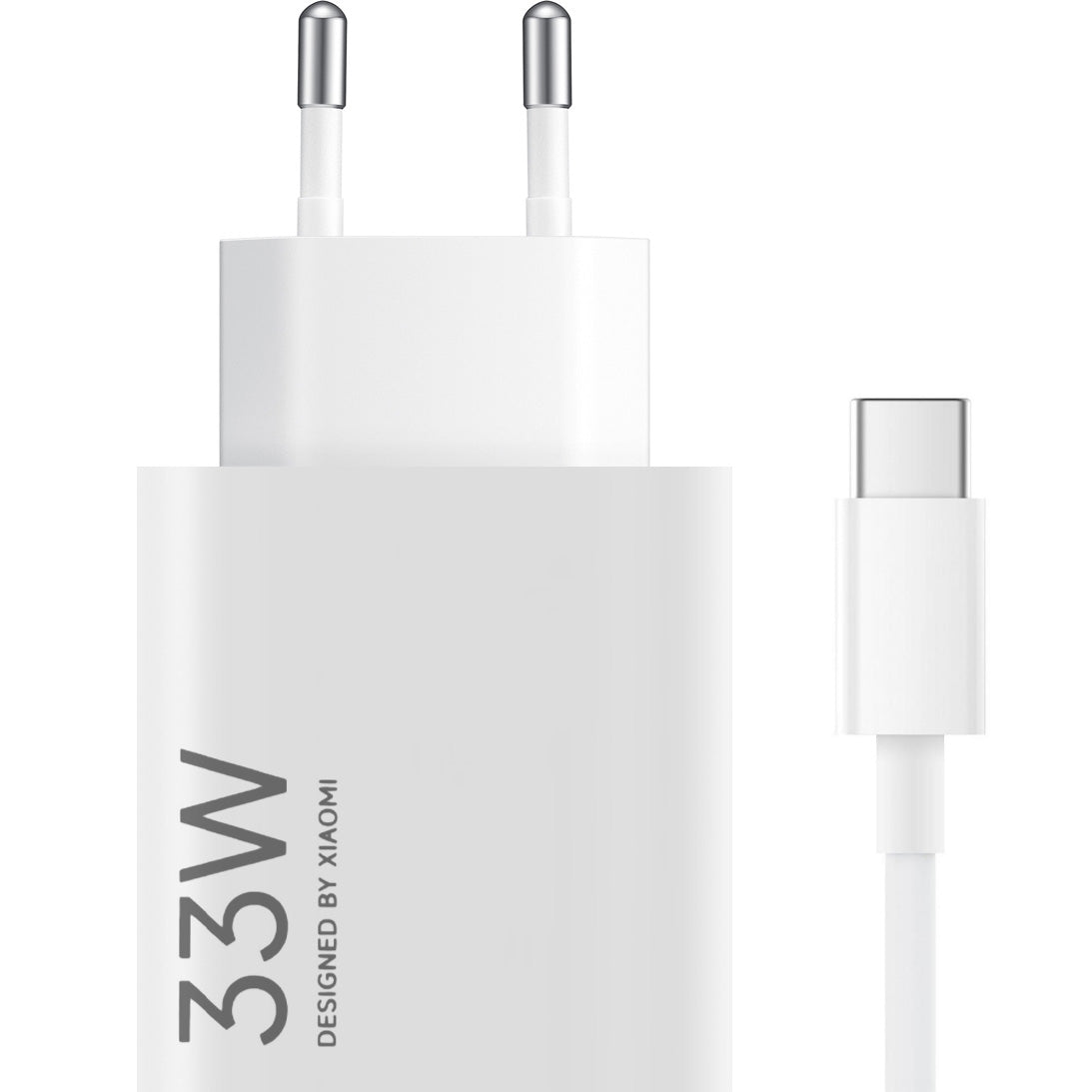 Xiaomi USB-C Netwerkoplader met Kabel, 33W, 3A, 1 x USB-A, Wit BHR9956EU