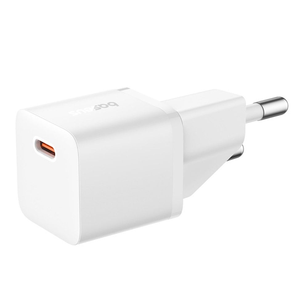 Netwerkoplader met USB-C Kabel Baseus GaN5, 20W, 3A, 1 x USB-C, Wit P10110900213-01