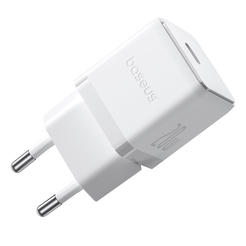 Netwerkoplader met USB-C Kabel Baseus Palm, 20W, 3A, 1 x USB-C, Wit P10111602213-01