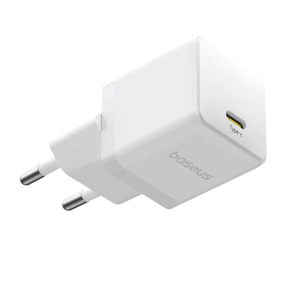 Netwerkoplader met USB-C Kabel Baseus Palm, 20W, 3A, 1 x USB-C, Wit P10111602213-01