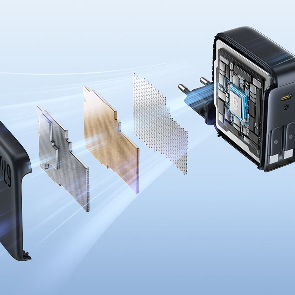 Netwerkoplader met USB-C Kabel Baseus EnerCore CJ21, 67W, 3.35A, 1 x USB-C, Zwart E0120G00