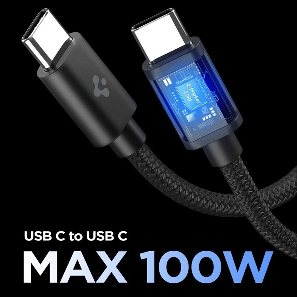 Netwerkoplader met USB-C Kabel Spigen EE451EU Essential, 45W, 3A, 1 x USB-C, Zwart ACH09474