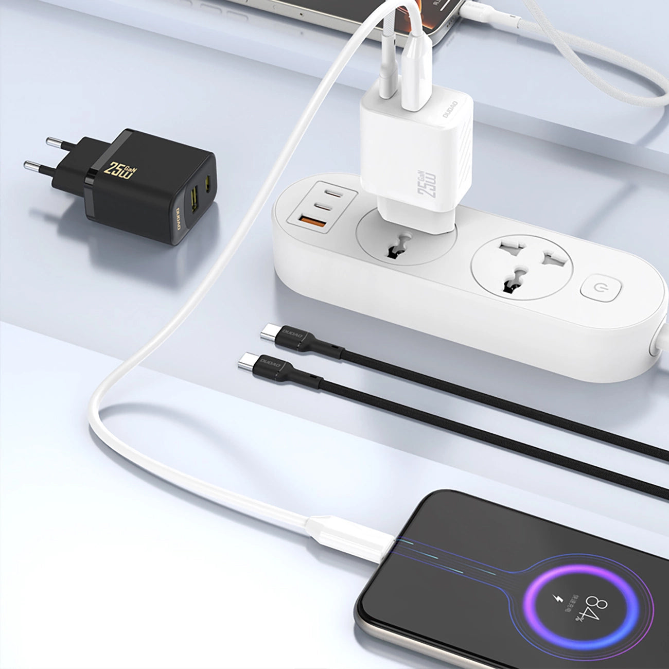 Dudao A27 Netwerkoplader, 25W, 3A, 1 x USB-C, Zwart