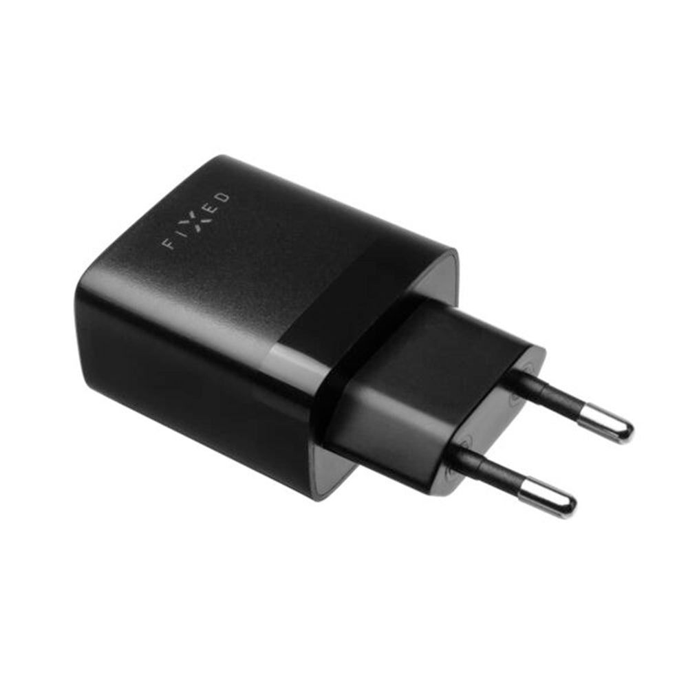 Fixed Network Charger, 17W, 3A, 2 x USB-A, Black