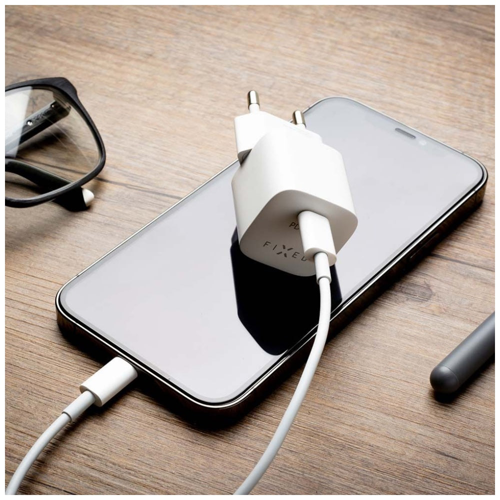 Netwerkoplader Fixed Mini, 30W, 3A, 1 x USB-C, Wit