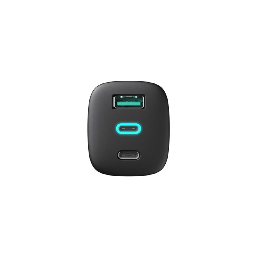 HAVIT UC10 Network Charger, 65W, 3A, 1 x USB-A - 2 x USB-C, Black