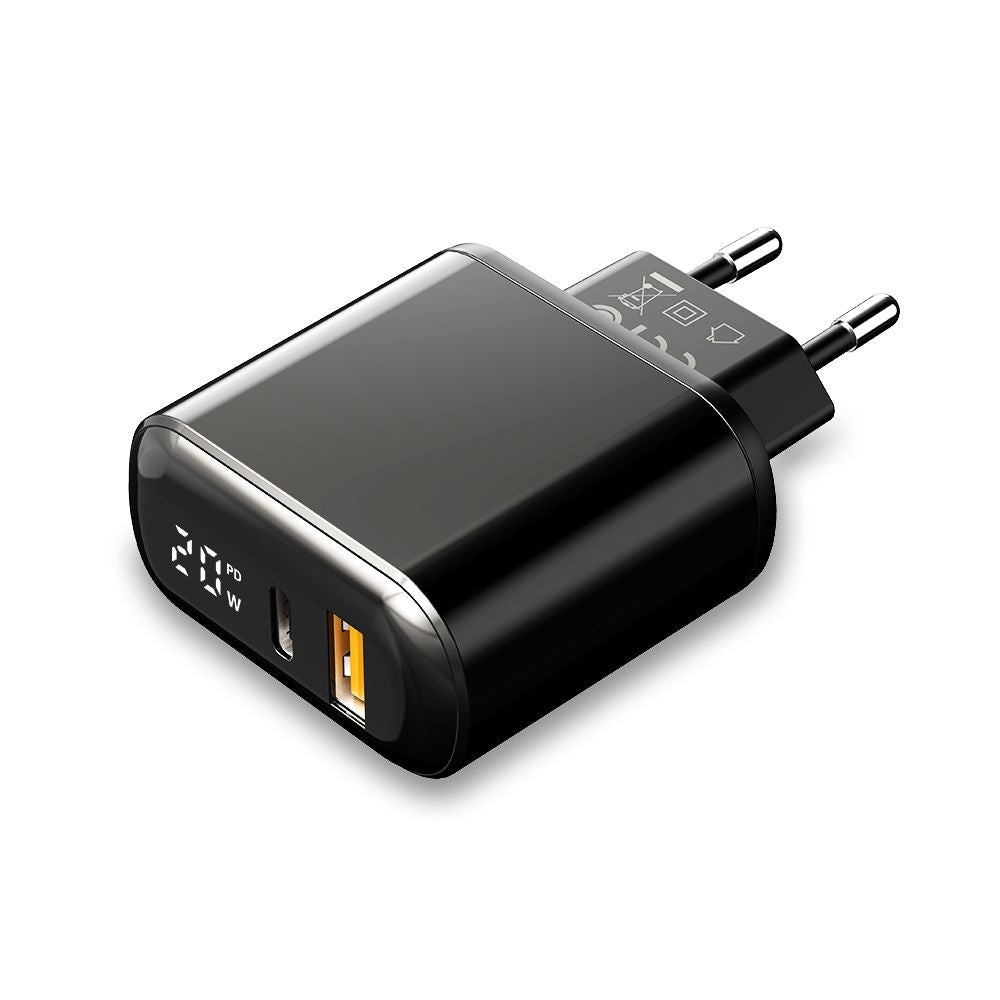 McDodo CH-7170 Chocolate Display Netwerkoplader, 20W, 3A, 1 x USB-A - 1 x USB-C, Zwart