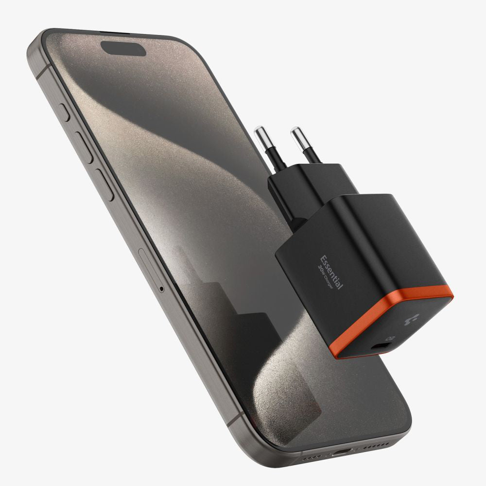Netlader Spigen EE301EU Arcstation Essential, 30W, 3A, 1 x USB-C, Zwart ACH08448