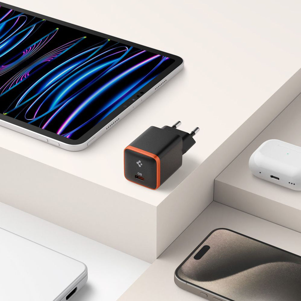 Netlader Spigen EE301EU Arcstation Essential, 30W, 3A, 1 x USB-C, Zwart ACH08448