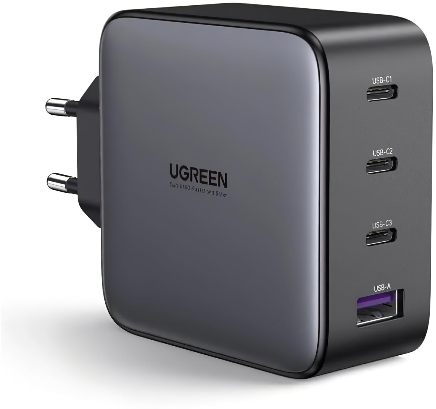 Netwerkoplader UGREEN CD226, 100W, 3A, 1 x USB-A - 3 x USB-C, Zwart