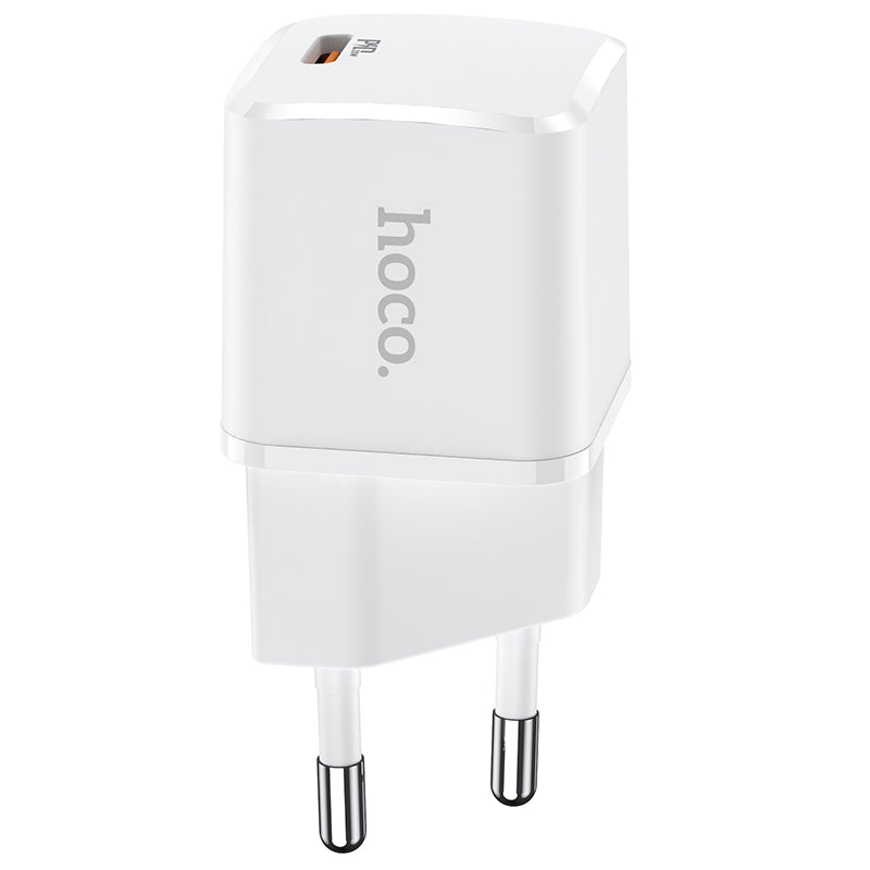 Netwerkoplader HOCO N10, 20W, 3A, 1 x USB-C, Wit