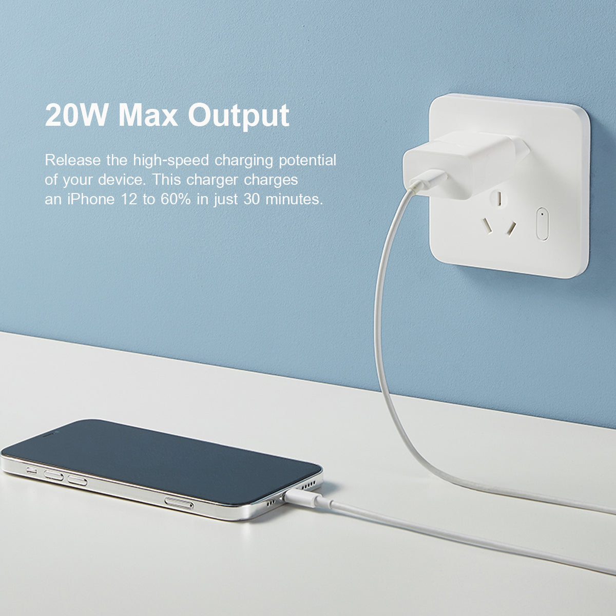 Xiaomi Netlader, 20W, 3A, 1 x USB-C, Wit BHR4927GL