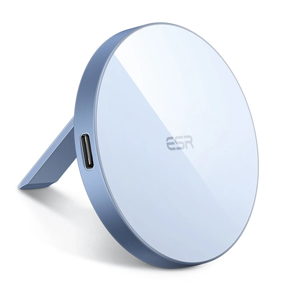 Draadloze Netwerkoplader ESR HaloLock, 15W, 1.67A, Blauw