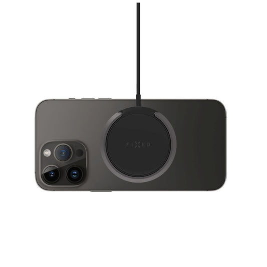 Draadloze Netwerk Oplader Fixed Ring, 15W, 1.67A, Zwart