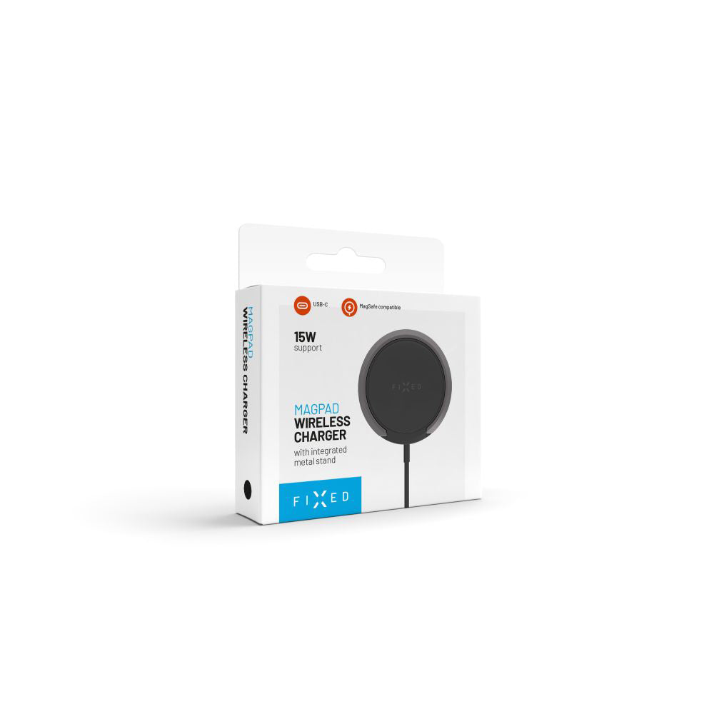Fixed Ring Wireless Network Charger, 15W, 1.67A, Black