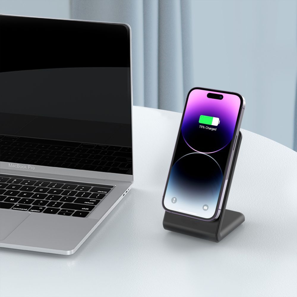 MagSafe Tech-Protect QI15W-A38, 15W, 1,67A, zwart