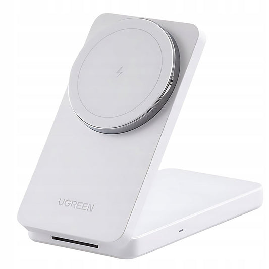 UGREEN W528 2in1 Draadloze Netwerkoplader, 20W, 1.67A, Wit
