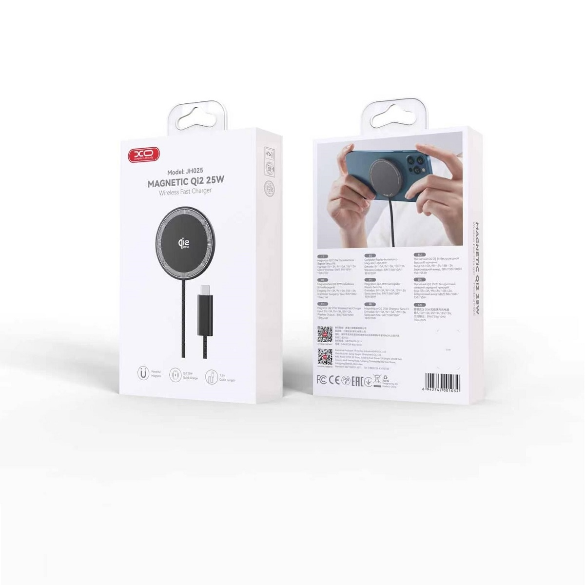 Wireless Network Charger XO Design JH025, 25W, Black