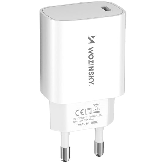 Netlader WZK WGWCCW, 20W, 3A, 1 x USB-C, Wit