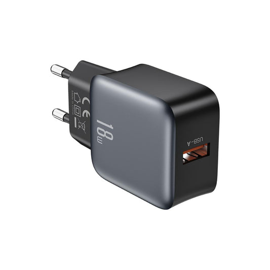 Netwerkoplader XO Design L152, 18W, 3A, 1 x USB-A, Zwart