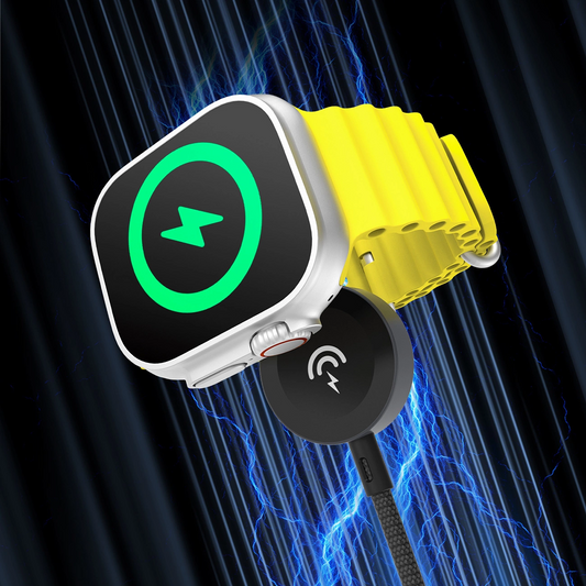 Draadloze oplader Dudao A12C voor Apple Watch Series, Zwart