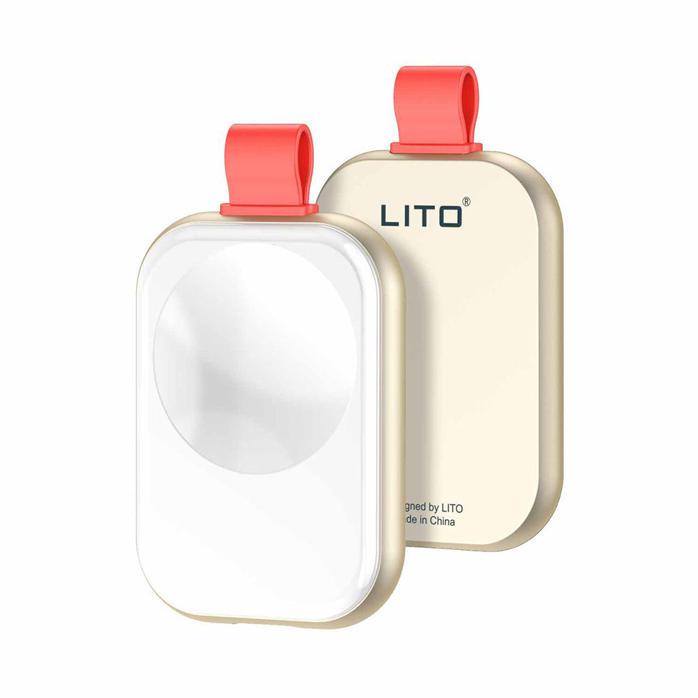 Draadloze Oplader Lito LC03 voor Apple Watch Series, Wit