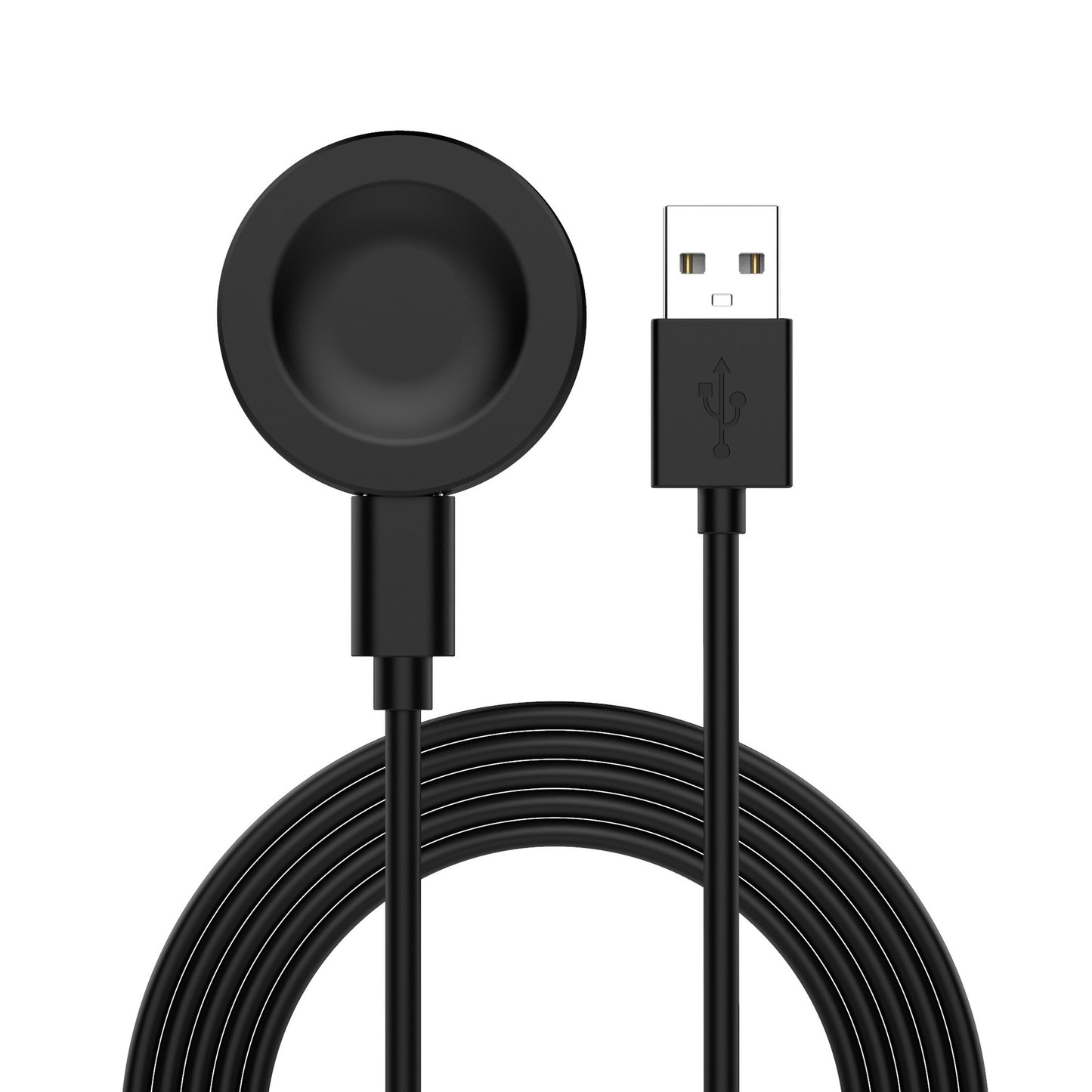 Draadloze Oplader Techsuit THC2 voor Honor Watch / Huawei Watch Series, USB-A, Zwart