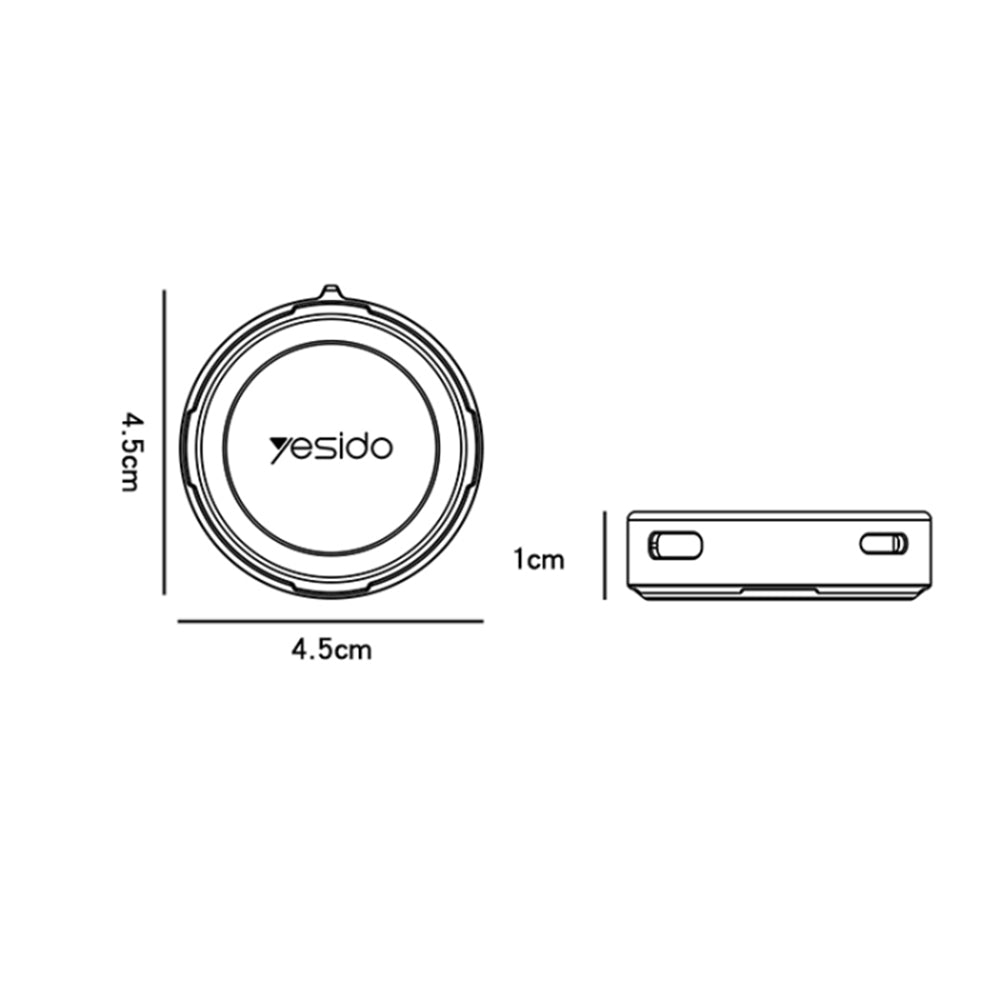 Draadloze Oplader Yesido DS18 voor Apple Watch Series, Zwart