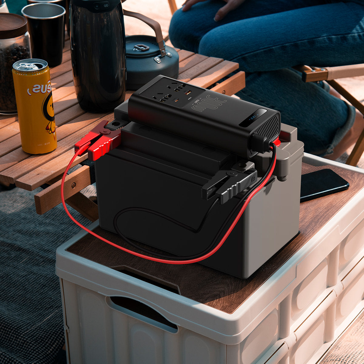 Baseus Auto Elektrische Omvormer, 300W CGNB010101