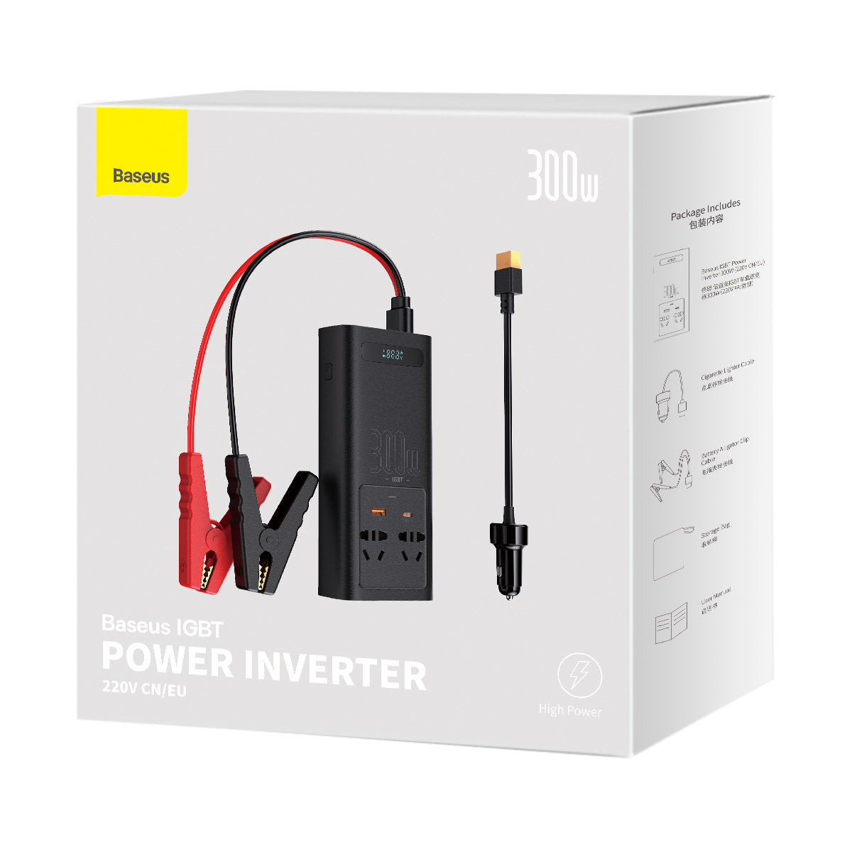 Baseus Auto Elektrische Omvormer, 300W CGNB010101